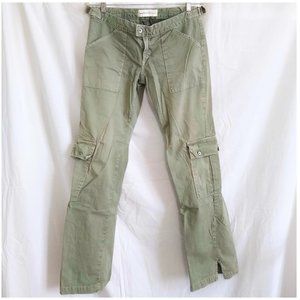 PaperDenim&Cloth Army Green Cargo Twill Pants